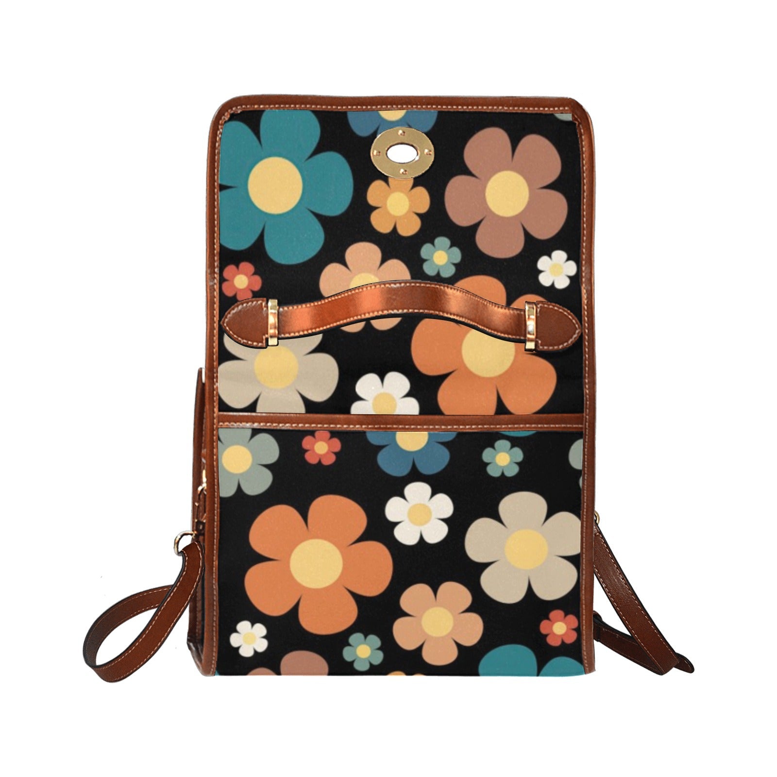 Kate McEnroe New York Mid Mod Retro Daisy Top Handle SatchelHandbagsD3310264
