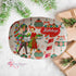 Kate McEnroe New York Mid Mod Retro Vintage 50s Happy Holidays Hostess Platter, MCM Party ServewareServing PlattersHHPL - 01
