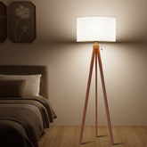 Kate McEnroe New York Minimalist White Linen Drum Lamp Shade, Modern Contemporary DecorLamp ShadesMdsswsG8w0
