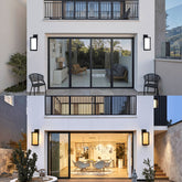 Kate McEnroe New York Minimalist White Wall Sconce, Modern Lighting for Contemporary DecorOutdoor Wall LightsmJj5WSJB4L