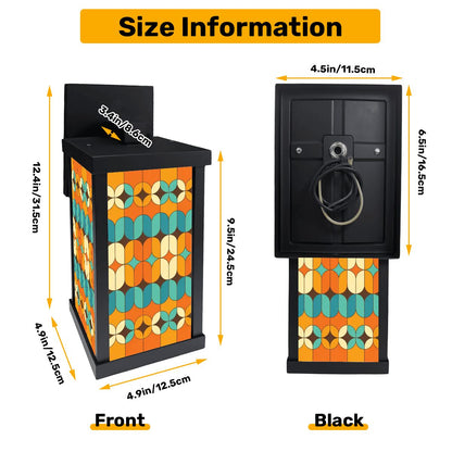 Kate McEnroe New York Mod 50s Outdoor Wall Sconce, Mid Century Modern Retro Porch Light, MCM Geometric Accent FixtureOutdoor Wall LightsD2VLvyAmSA