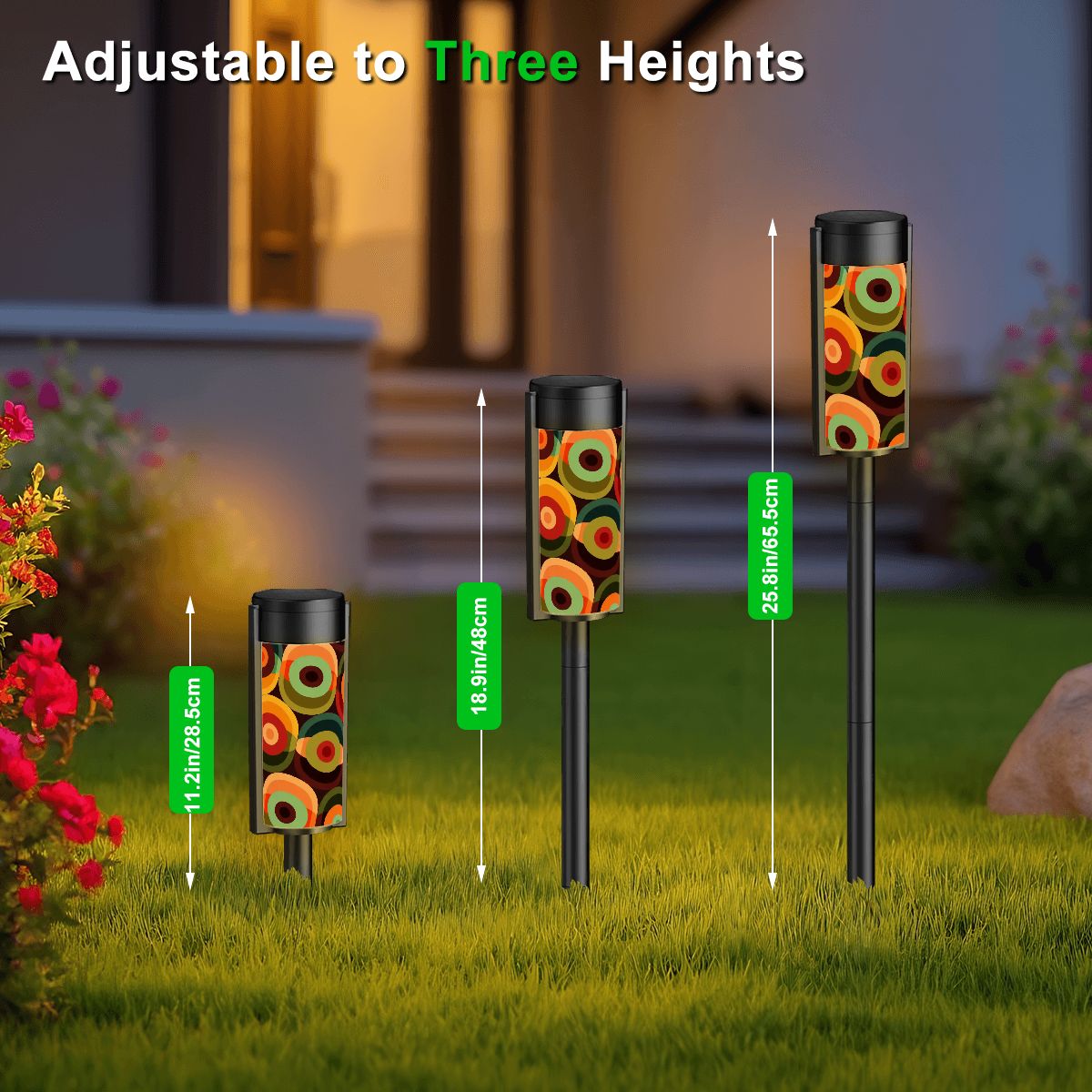 Kate McEnroe New York Mod Orb Solar Garden Light, Mid Century Modern Outdoor Lantern, Retro 60s Yard AccentSolar Garden Stake Lights8daC0gankJ