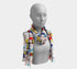 Kate McEnroe New York Mondrian Boho Evil Eye Patchwork Silk Habotai Long ScarfScarves6672580|silk - habotai|10x45