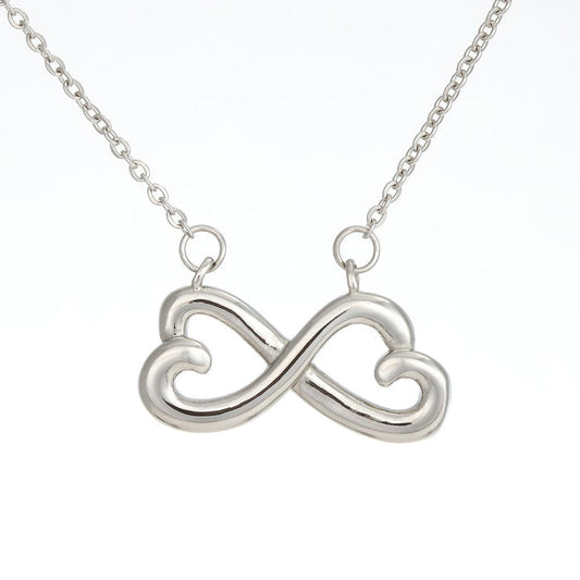 Kate McEnroe New York Mother's Day 14K White Gold Infinity Heart Necklace Jewelry 14k White Gold Finish / Standard Box SO-5365667
