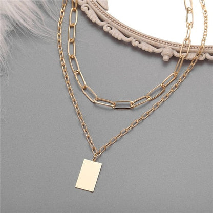 Kate McEnroe New York Multi-layer Chunky Chain Coin Pendant Necklace Necklaces CS52118 219f7b77109