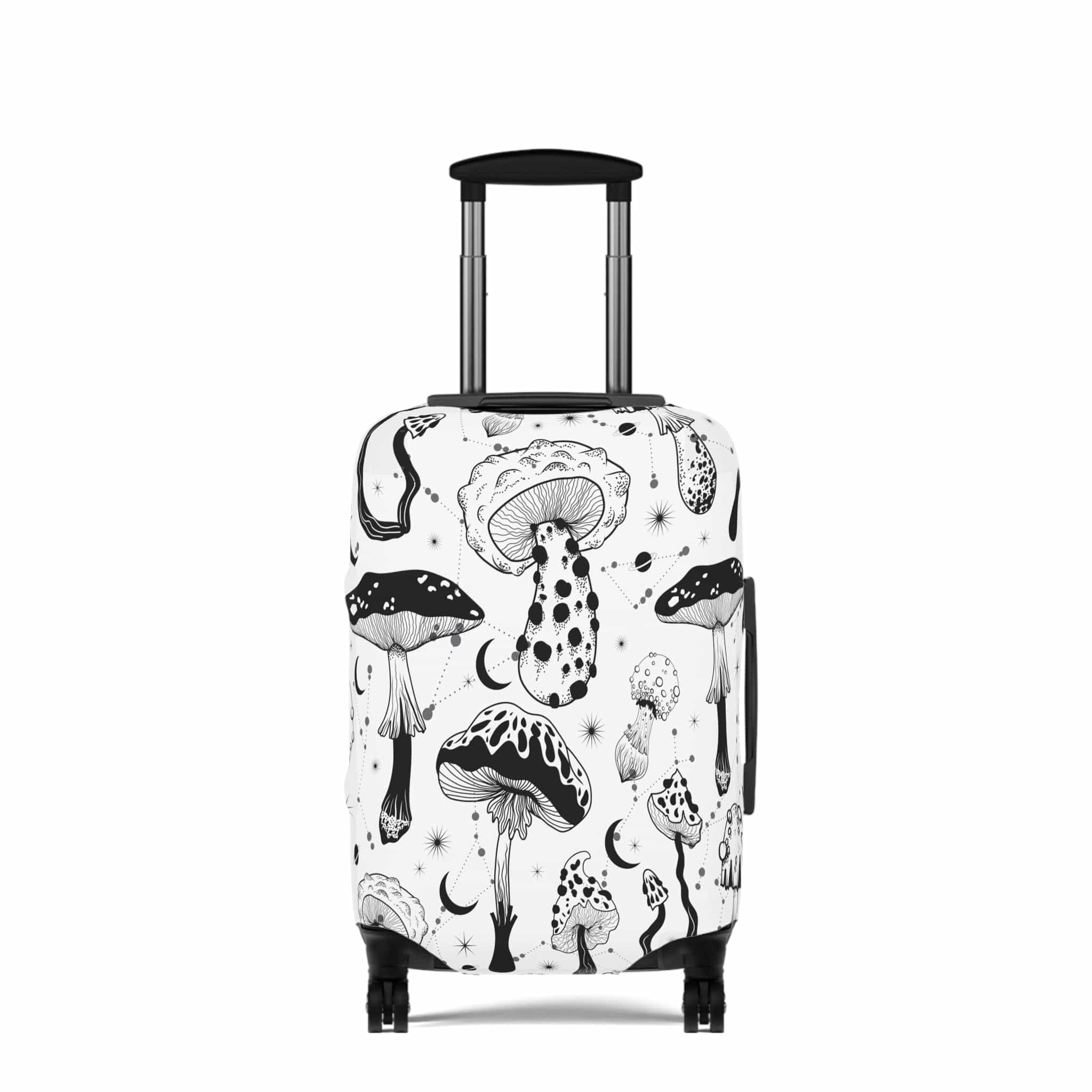 Kate McEnroe New York Mystical Mushroom Cottagecore Luggage Cover Luggage Covers 21&