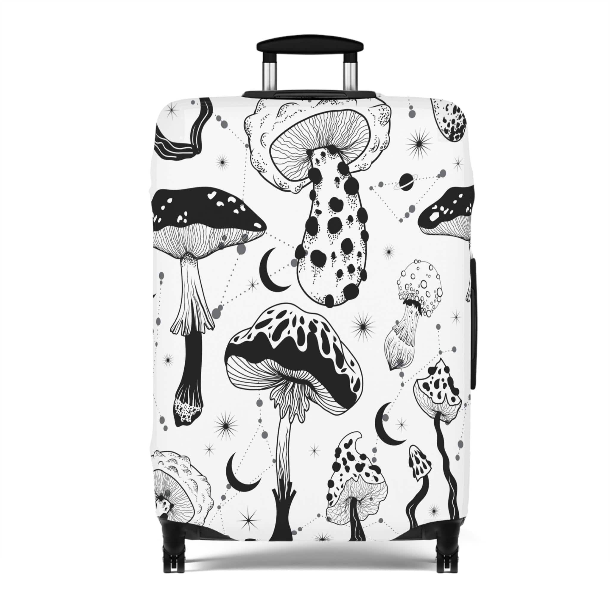 Kate McEnroe New York Mystical Mushroom Cottagecore Luggage CoverLuggage Covers10311215857710216174