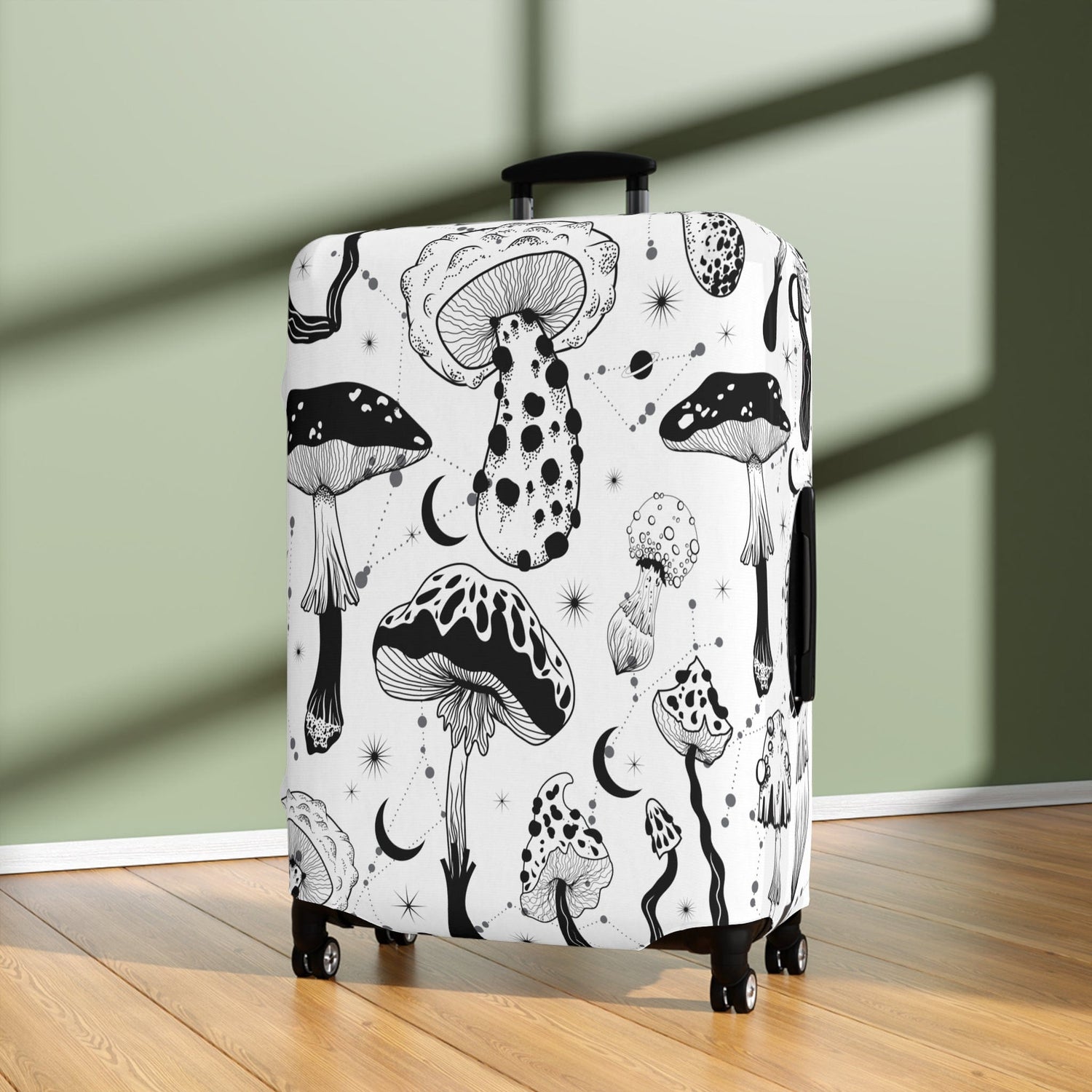 Kate McEnroe New York Mystical Mushroom Cottagecore Luggage CoverLuggage Covers10311215857710216174