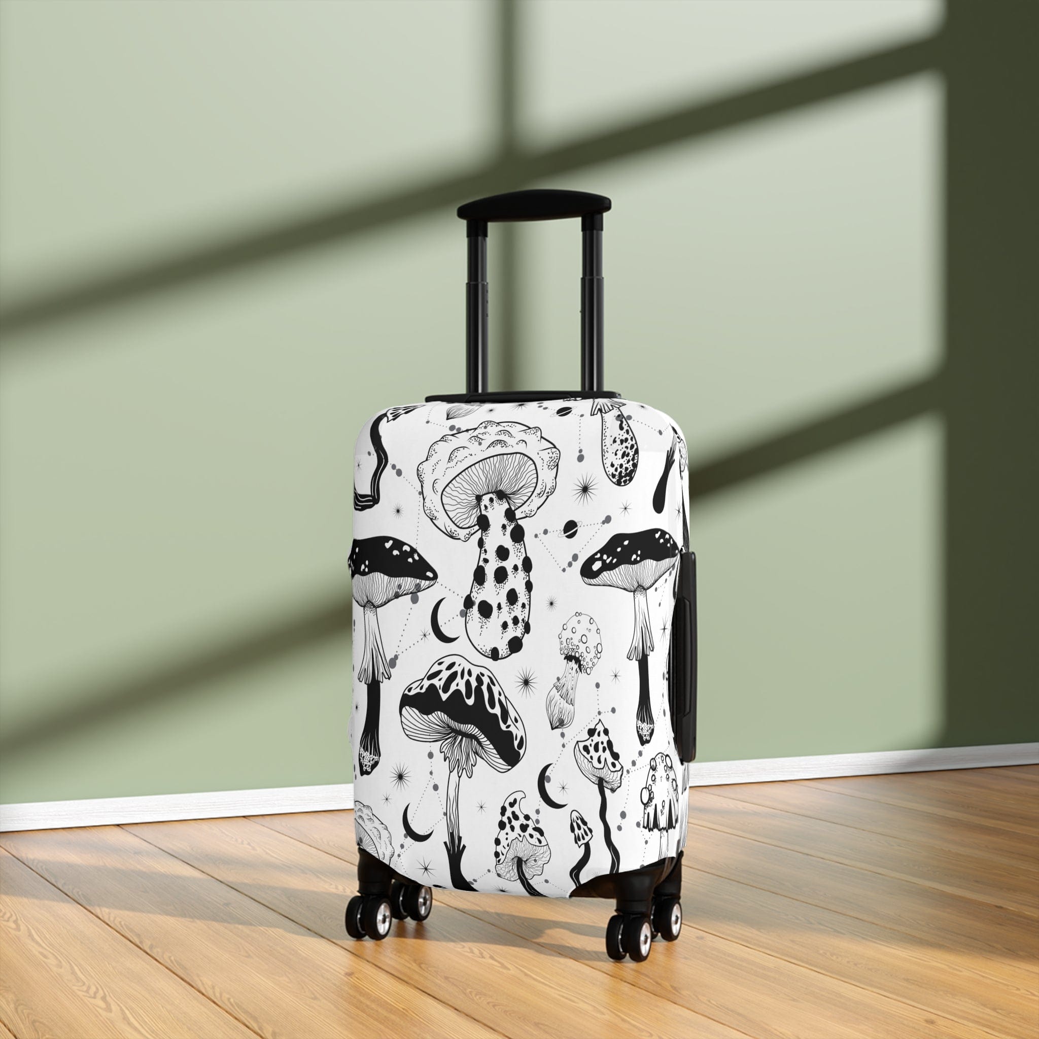 Kate McEnroe New York Mystical Mushroom Cottagecore Luggage CoverLuggage Covers18121540186544190184