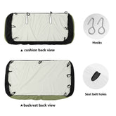 Kate McEnroe New York Olive Green Car Back Seat Cover, Auto Rear Seat ProtectorRear Car Seat CoversWJ2DZ9DW-1