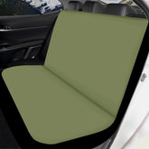Kate McEnroe New York Olive Green Car Back Seat Cover, Auto Rear Seat ProtectorRear Car Seat CoversWJ2DZ9DW-1