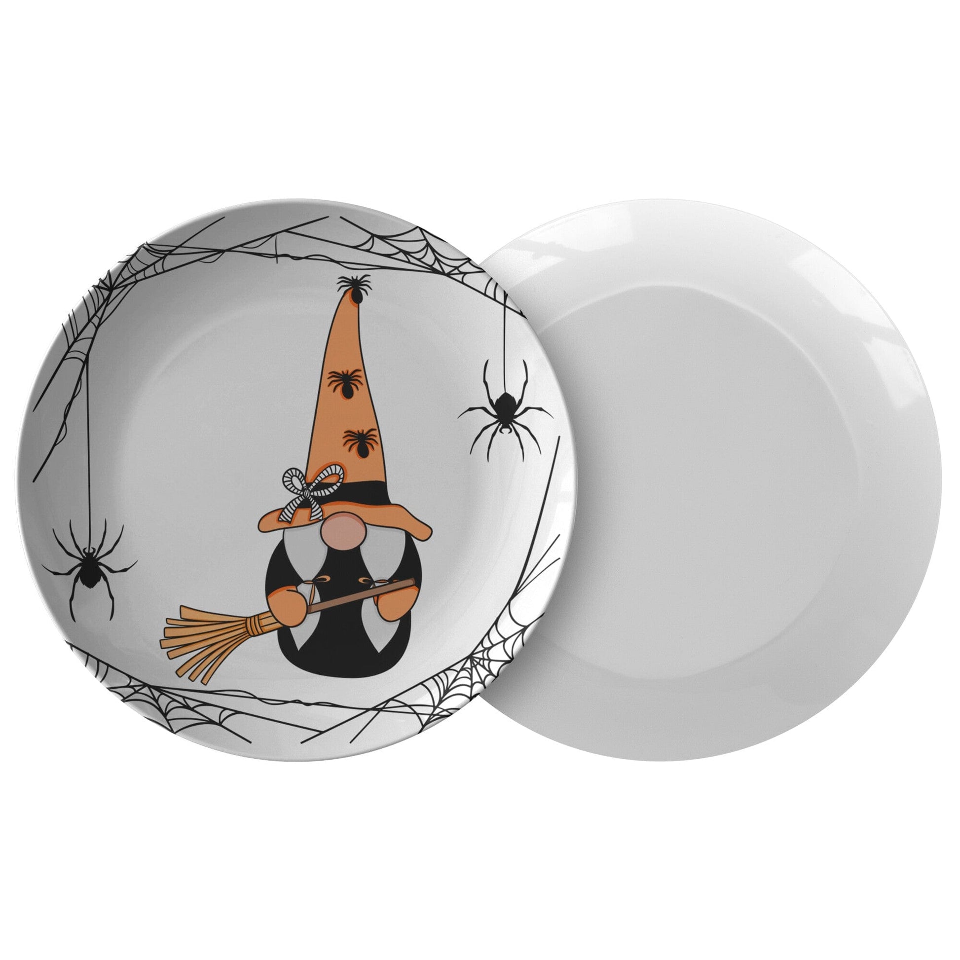 Kate McEnroe New York Orange Witch Gnome Halloween Plate Plates Single P20-HAL-GN7-56