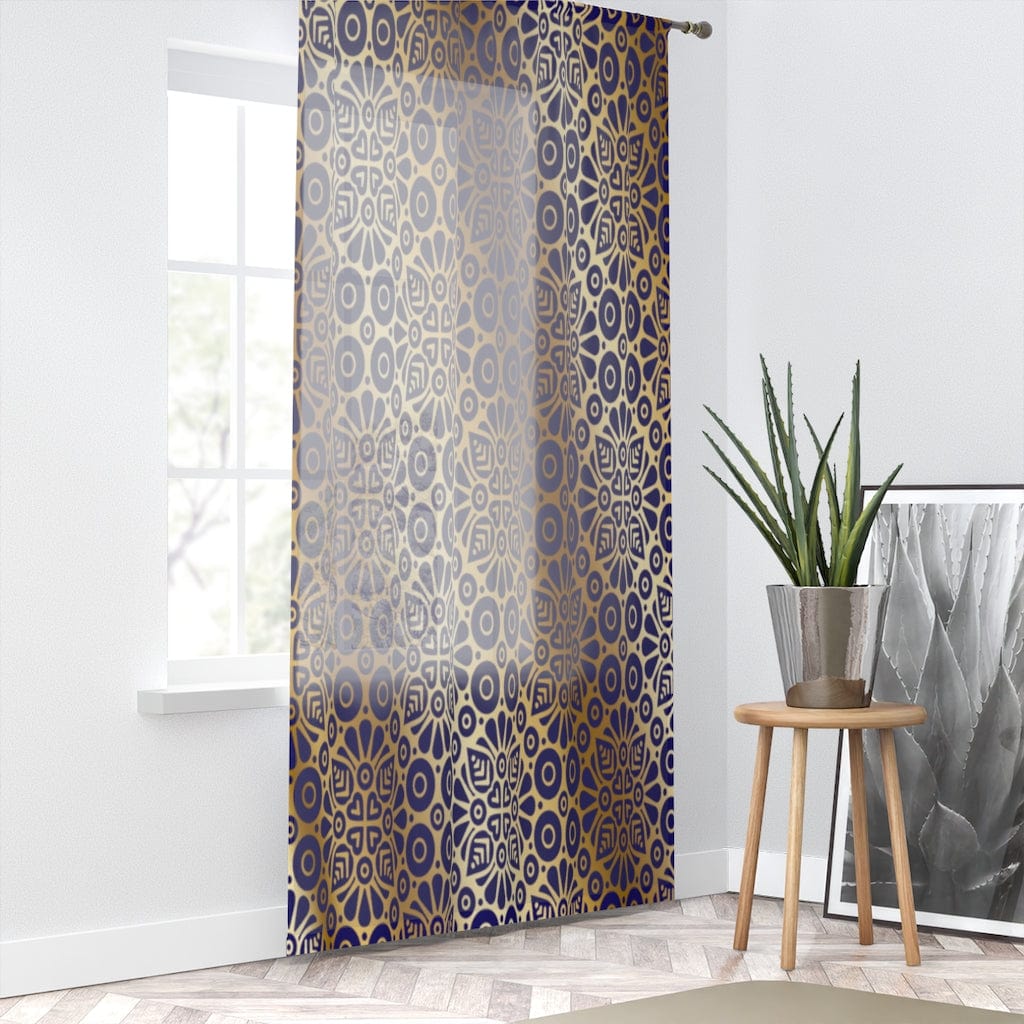 Kate McEnroe New York Oriental Floral Sheer Window CurtainWindow Curtains27344255249134754560