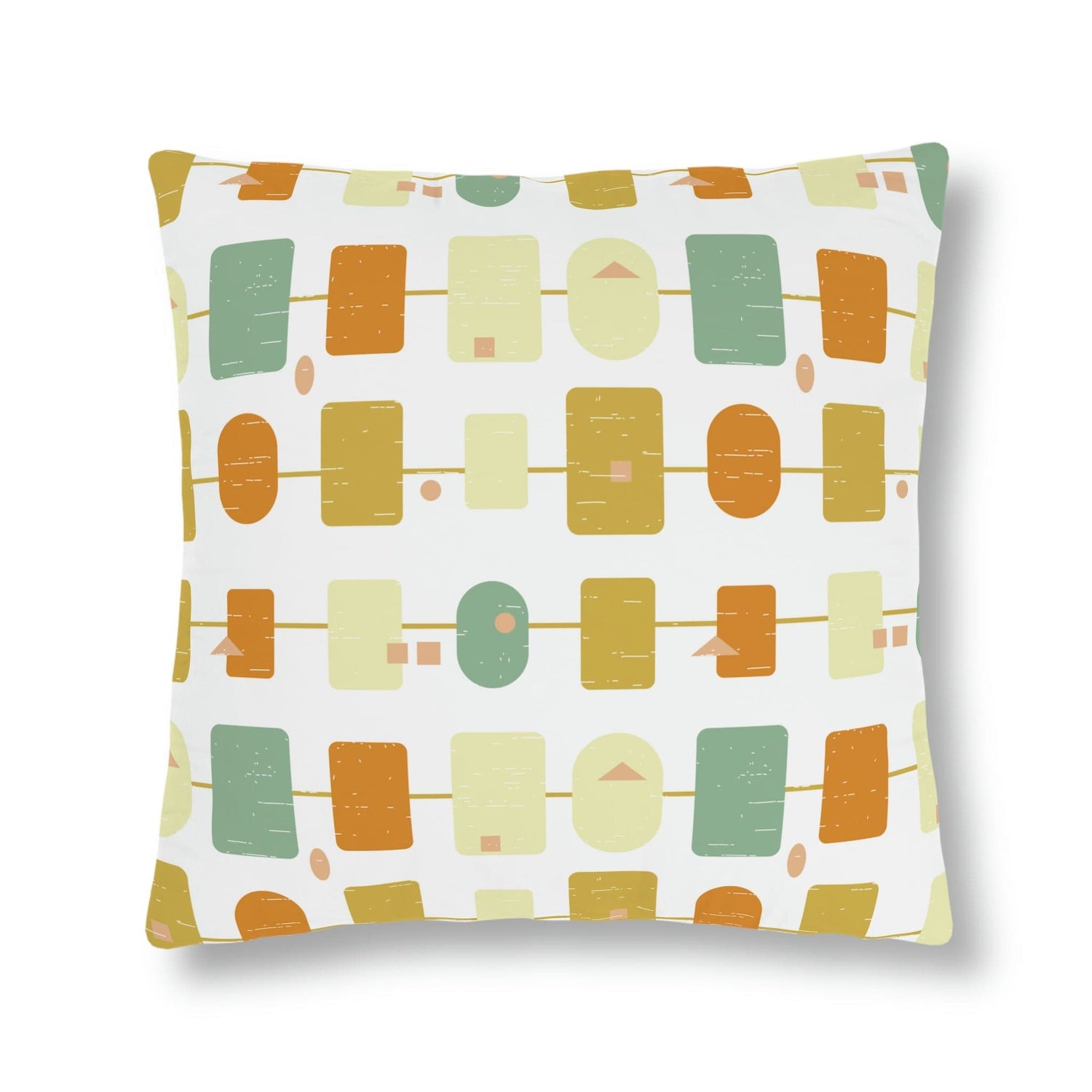Kate McEnroe New York Outdoor Pillow in Mid Century Modern Abstract Geometric Print Outdoor Pillows 16&quot; × 16&quot; / Square 16821860350828405461