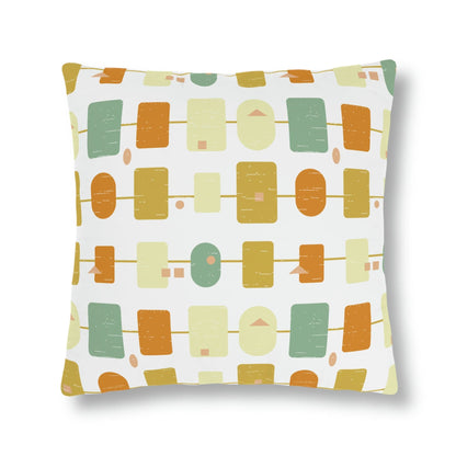 Kate McEnroe New York Outdoor Pillow in Mid Century Modern Abstract Geometric Print Outdoor Pillows 16" × 16" / Square 16821860350828405461