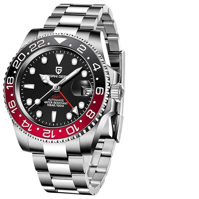 Kate McEnroe New York Pagani Men's Luxury Mechanical Wristwatch Watches Black Red 37068473-black-red-china