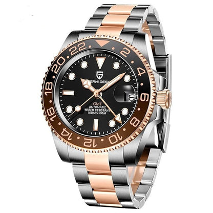 Kate McEnroe New York Pagani Men's Luxury Mechanical Wristwatch Watches Rose gold 37068473-rose-gold-china