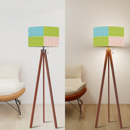 Kate McEnroe New York Palm Springs Breeze Block Mid Century Modern Drum Lamp ShadeLamp Shadesi5WBM9RZ91