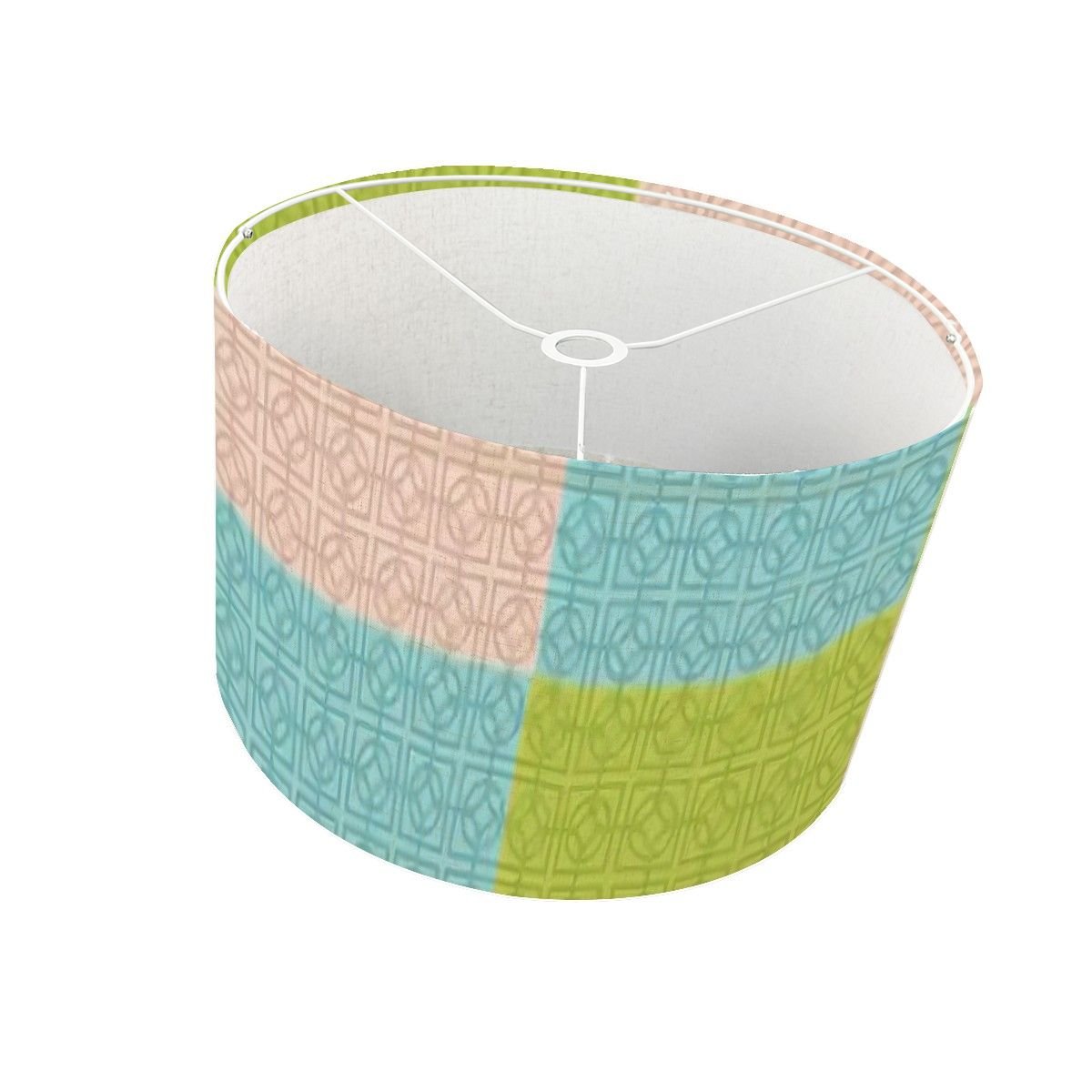 Kate McEnroe New York Palm Springs Breeze Block Mid Century Modern Drum Lamp ShadeLamp Shadesi5WBM9RZ91