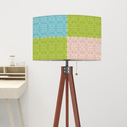 Kate McEnroe New York Palm Springs Breeze Block Mid Century Modern Drum Lamp ShadeLamp Shadesi5WBM9RZ91