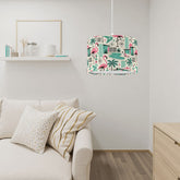 Kate McEnroe New York Palm Springs Flamingo Mid Century Modern Swag Ceiling LightPendant LightsFhBDsNowpE