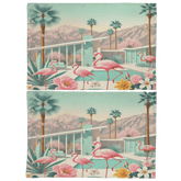 Kate McEnroe New York Palm Springs Flamingo Pillowcase, Mid Century Modern Bedroom AccentPillowcases1250