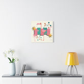 Kate McEnroe New York Palm Springs Kitschy Flamingo 50s Retro Mid Century Modern Canvas ArtCanvas Wall Art78795600709121964798