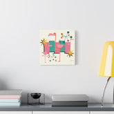 Kate McEnroe New York Palm Springs Kitschy Flamingo 50s Retro Mid Century Modern Canvas ArtCanvas Wall Art78795600709121964798