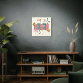 Kate McEnroe New York Palm Springs Kitschy Flamingo 50s Retro Mid Century Modern Canvas ArtCanvas Wall Art78795600709121964798