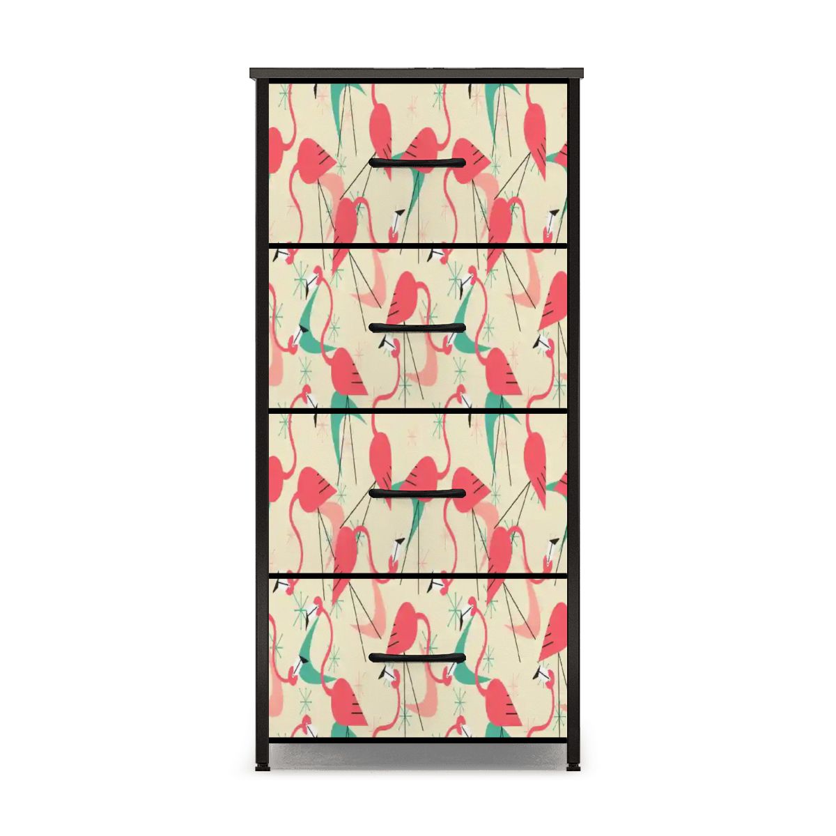 Kate McEnroe New York Palm Springs MCM Pink Flamingo Kitsch DresserDressersaiFTcATImF