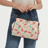 Kate McEnroe New York Palm Springs MCM Pink Flamingo Kitsch Kisslock PurseCrossbody BagsD3382421