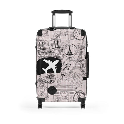 Kate McEnroe New York Parisienne Wanderlust Luggage Set Suitcases Medium / Black 31287443193465109721