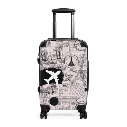 Kate McEnroe New York Parisienne Wanderlust Luggage Set Suitcases Small / Black 45412313399934944916
