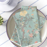 Kate McEnroe New York Pastel Chinoiserie Cloth Napkins, Set of 4, Elegant Floral and Bird Table LinensNapkins15541888431166700436