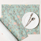 Kate McEnroe New York Pastel Chinoiserie Placemats, Set of 4, Elegant Floral and Bird Table MatsPlacemats9231200_17484