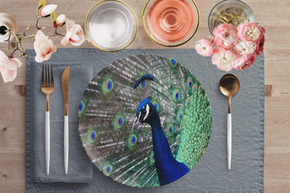 Kate McEnroe New York Peacock Dinner PlatesPlates9820SINGLE