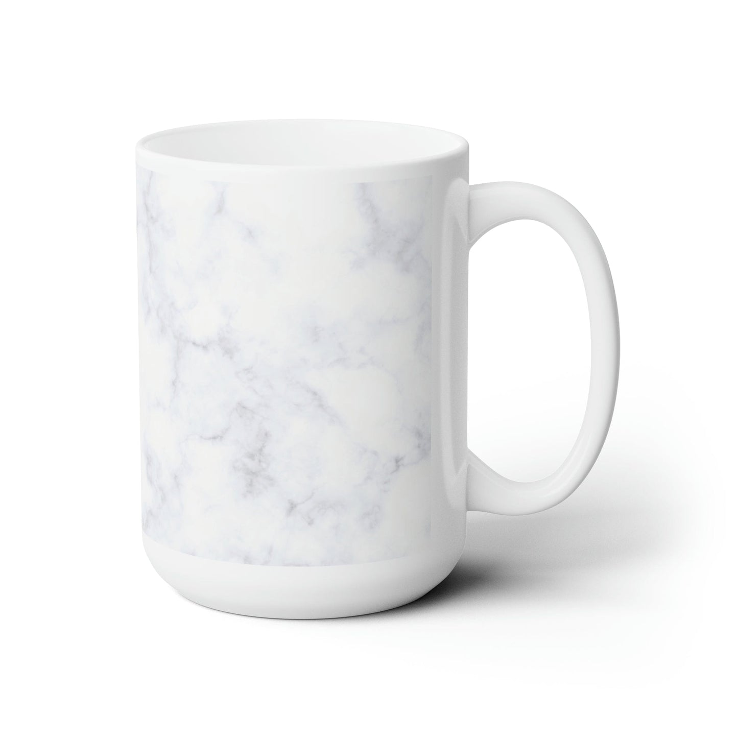 Kate McEnroe New York Personalized 15oz Marble Initial Letter Floral Monogram Ceramic Mug Mugs 15oz 28515381753701854089
