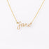 Kate McEnroe New York Personalized 18k Gold Name NecklaceNecklacesNCKGLDCHN01 - NORICON