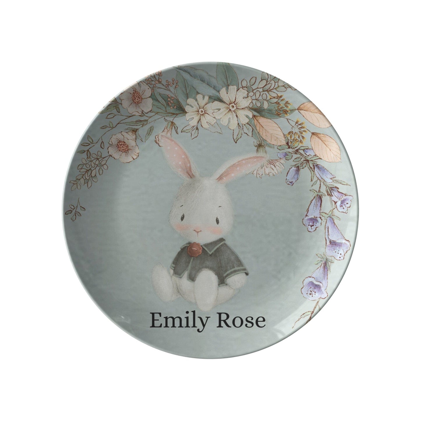 Kate McEnroe New York Personalized Easter Bunny Kids Name Plate Personalized Plates Single 9820SINGLE