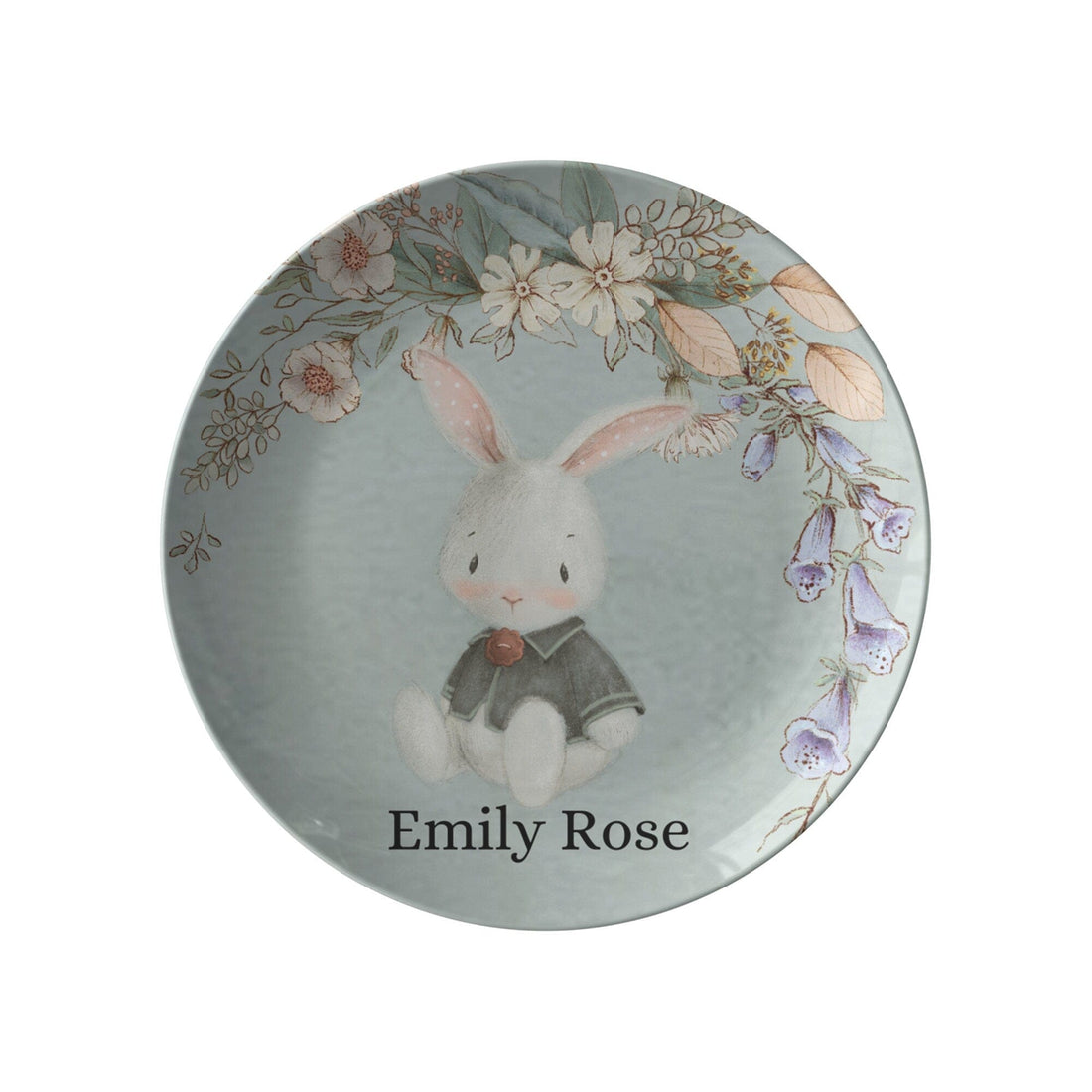 Kate McEnroe New York Personalized Easter Bunny Kids Name PlatePlates9820SINGLE