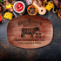 Kate McEnroe New York Personalized Grill Master Platter, Custom Meat Guide Serving Tray, Father&