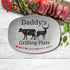 Kate McEnroe New York Personalized Grilling Plate, Custom Meat Cuts BBQ Platter, Dad&