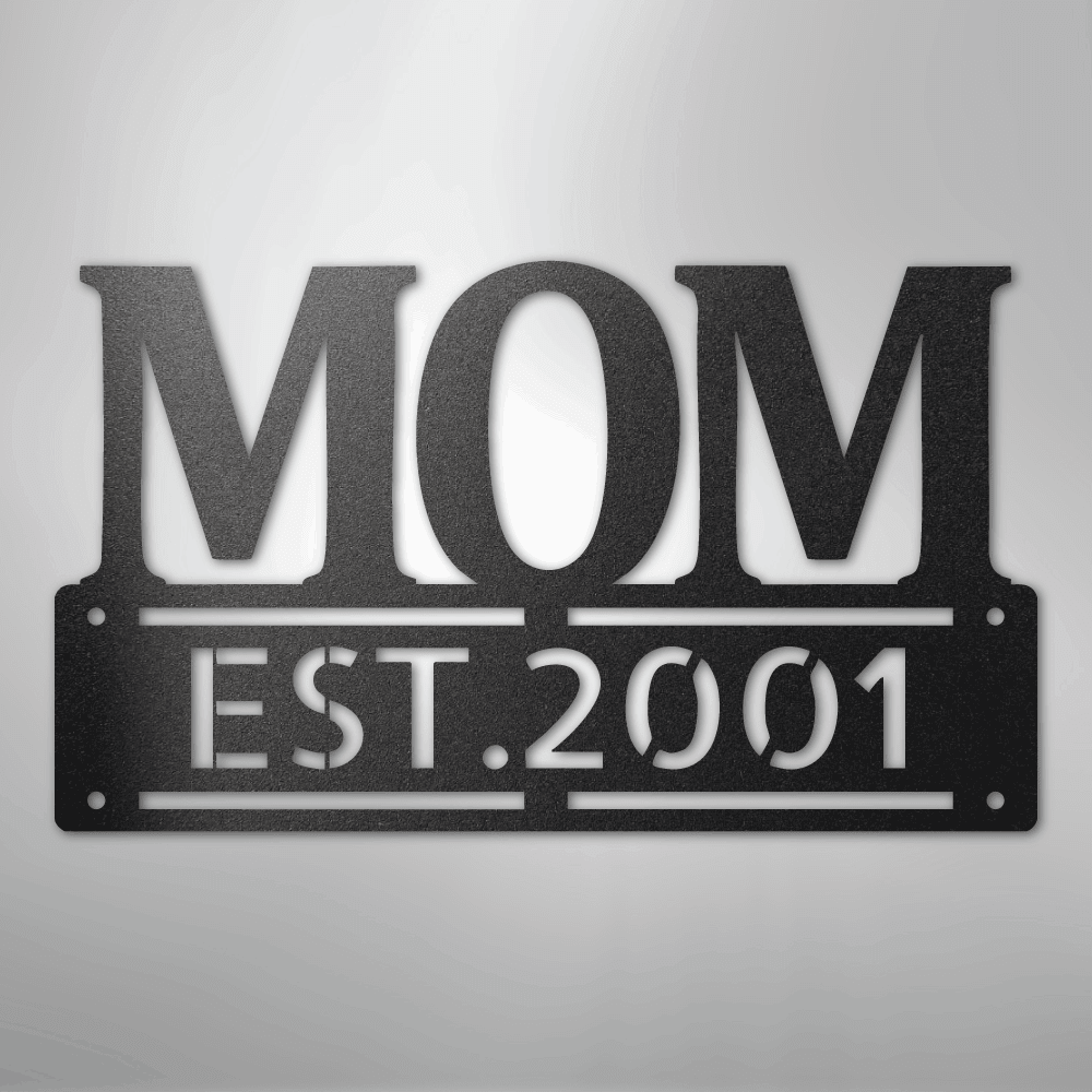 Kate McEnroe New York Personalized Mom Metal Wall Art, Mother&