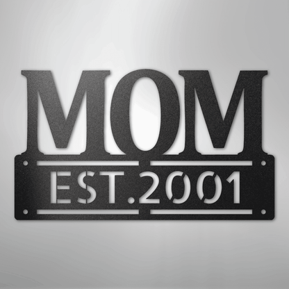 Kate McEnroe New York Personalized Mom Metal Wall Art, Mother&