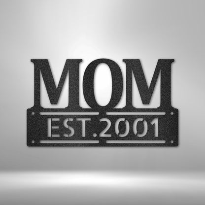 Kate McEnroe New York Personalized Mom Metal Wall Art, Mother&