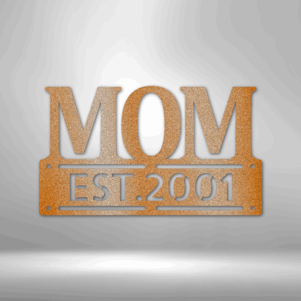 Kate McEnroe New York Personalized Mom Metal Wall Art, Mother&