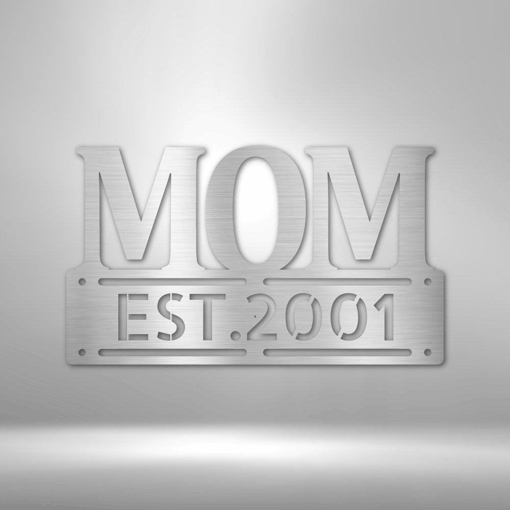 Kate McEnroe New York Personalized Mom Metal Wall Art, Mother&