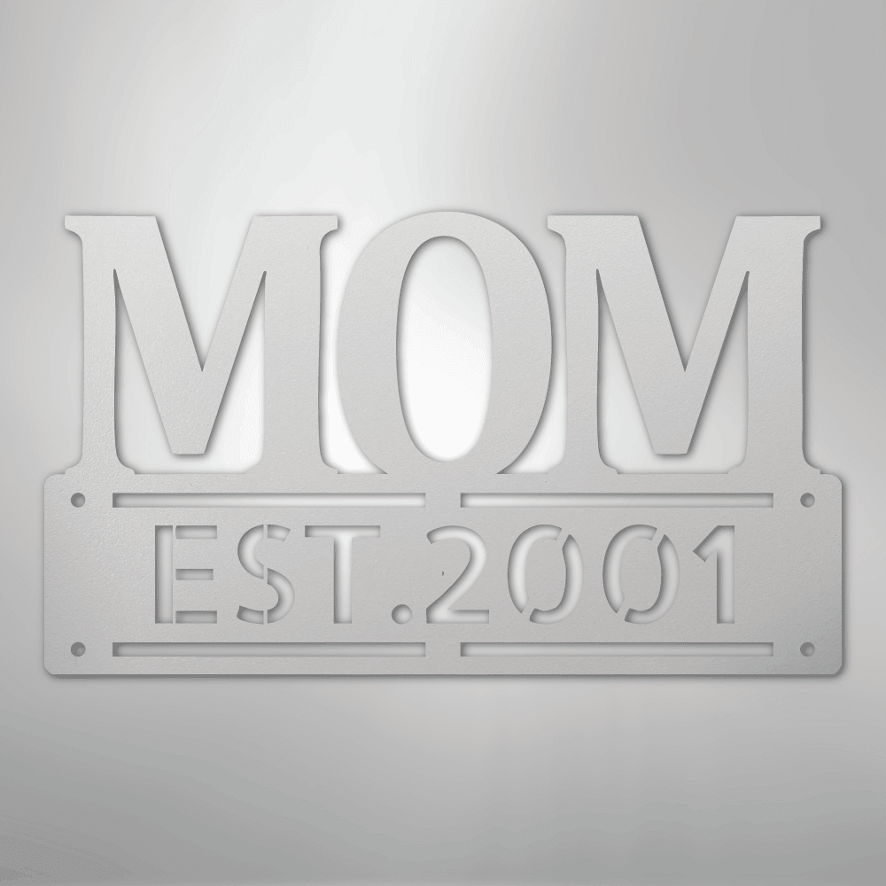 Kate McEnroe New York Personalized Mom Metal Wall Art, Mother&