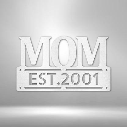 Kate McEnroe New York Personalized Mom Metal Wall Art, Mother&