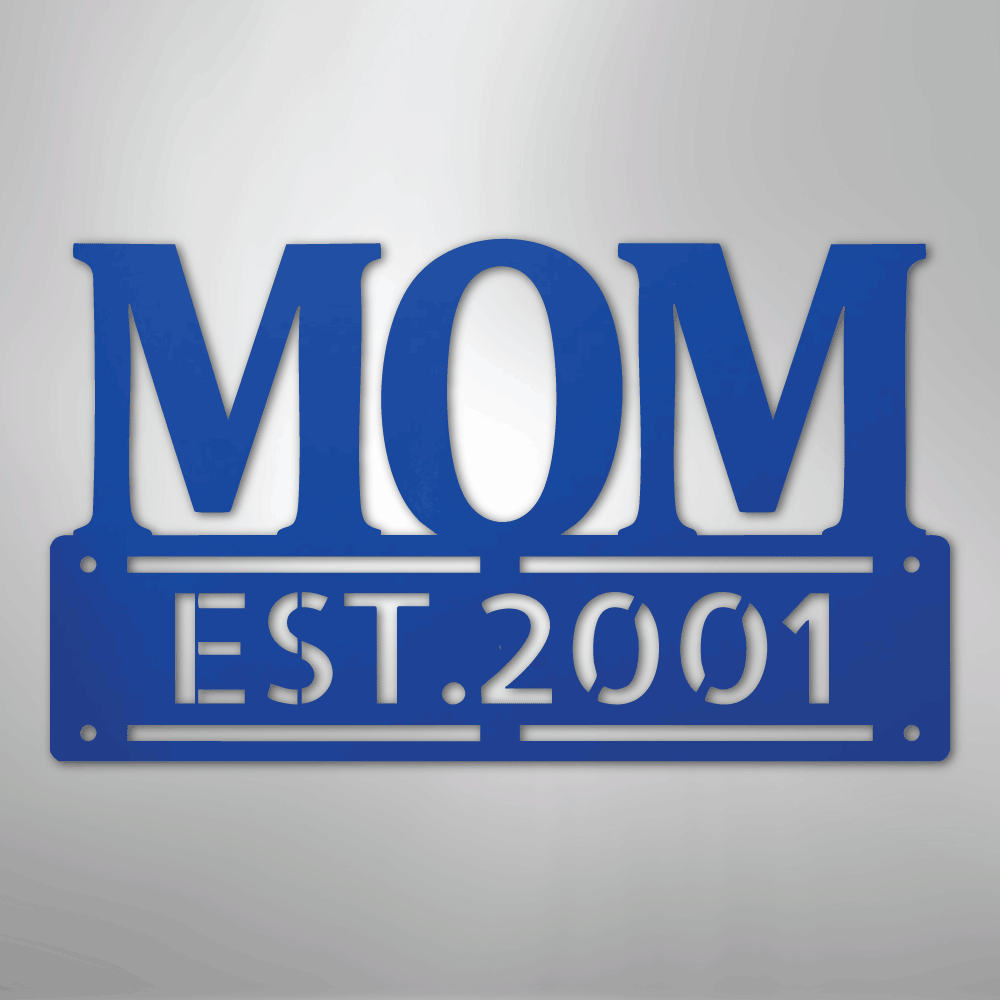 Kate McEnroe New York Personalized Mom Metal Wall Art, Mother&
